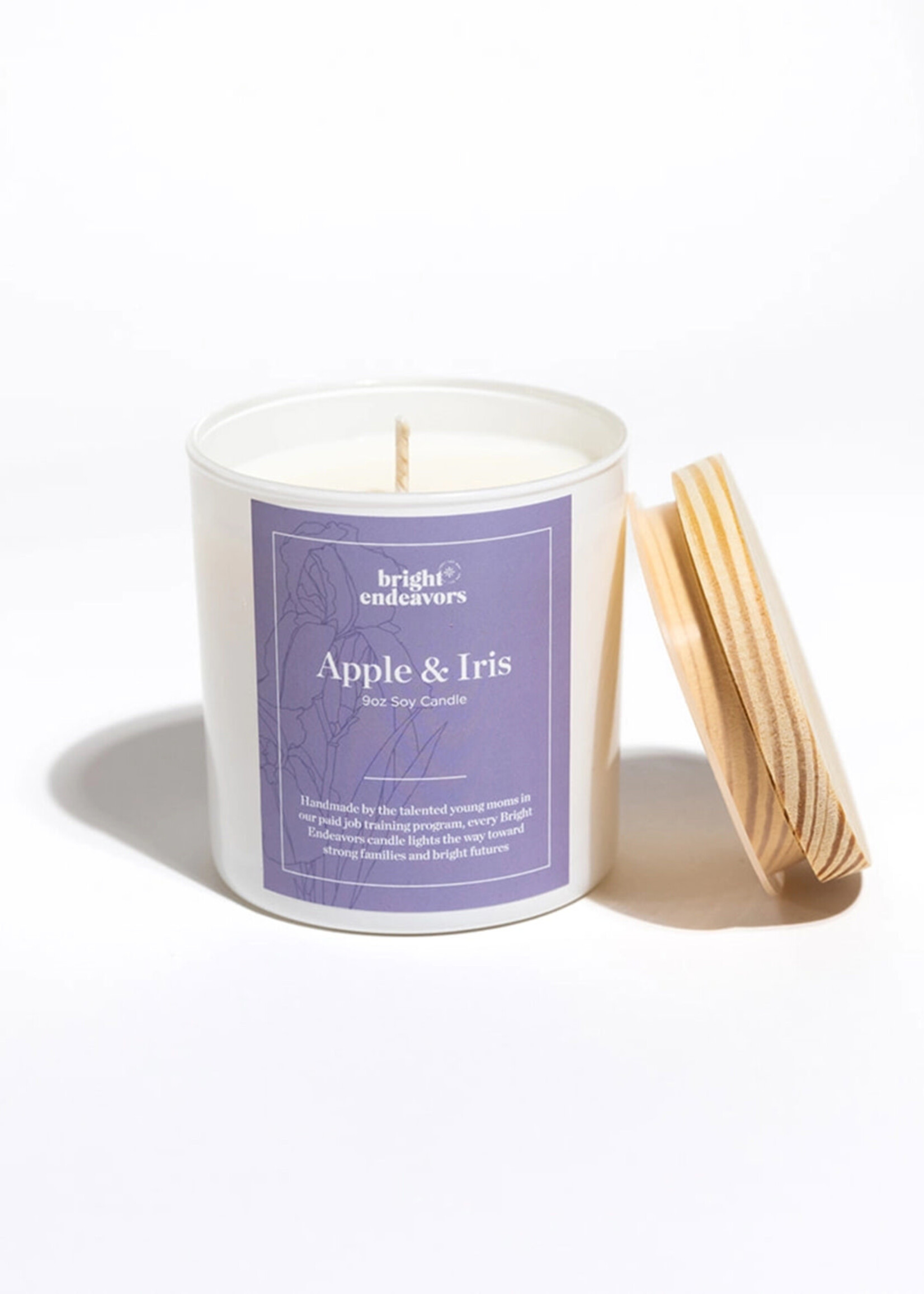 Bright Endeavors Apple & Iris Soy Candle