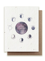 Small Victories Moon Phase Birthday Plantable Card