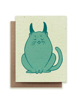Small Victories Cat Zodiac Taurus Plantable Card