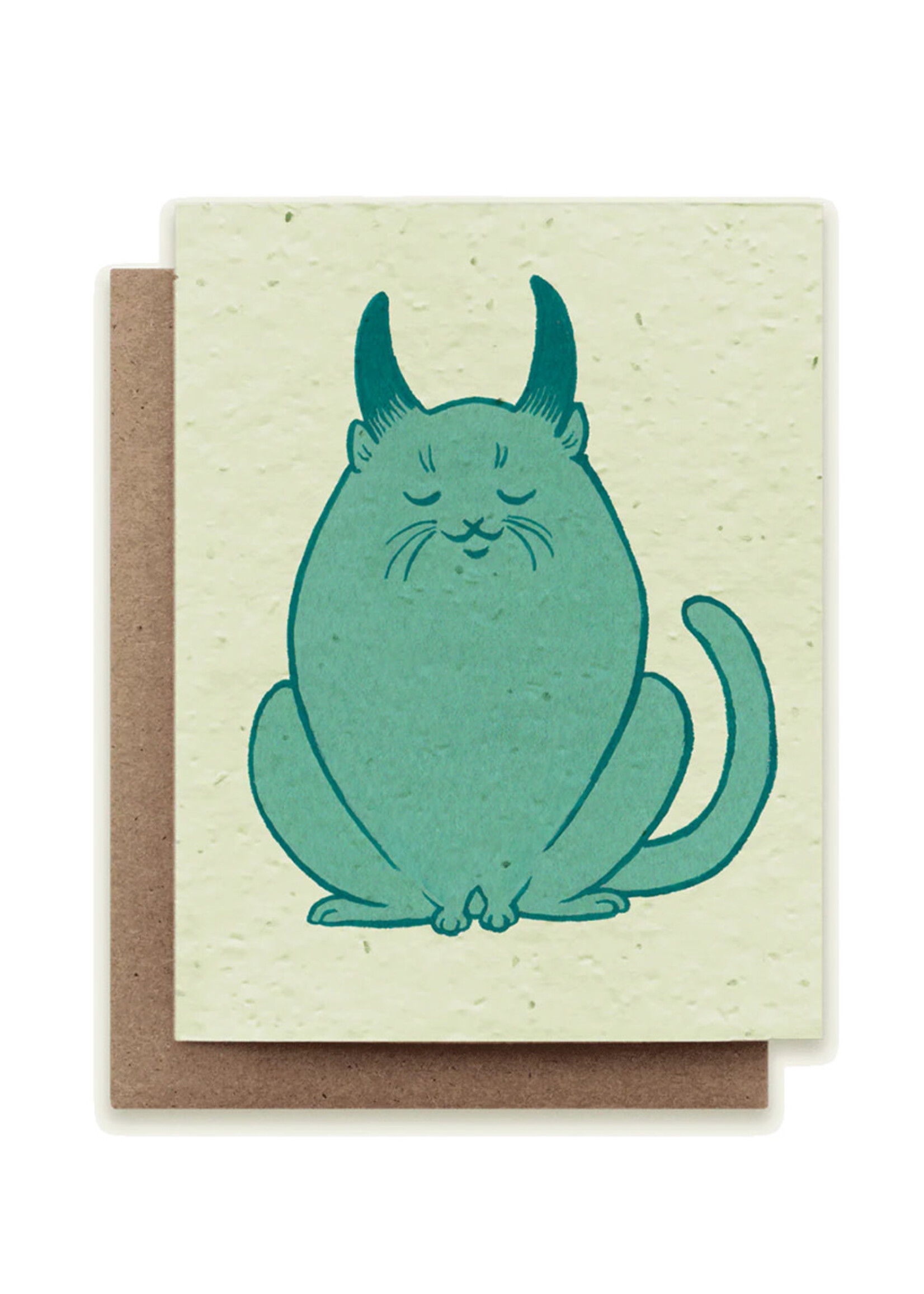 Small Victories Cat Zodiac Taurus Plantable Card