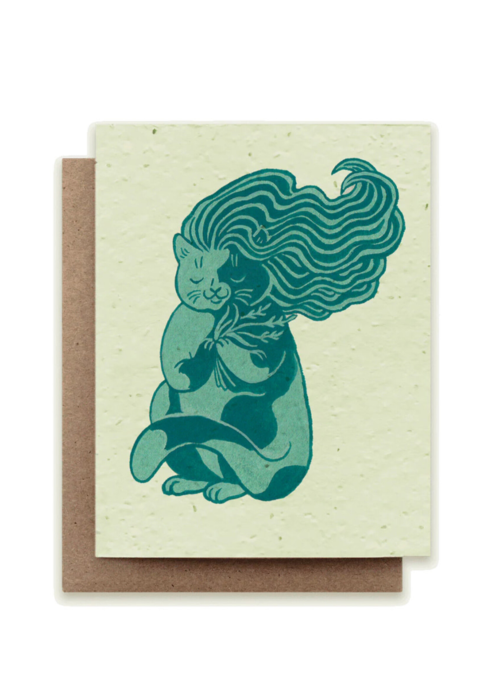 Small Victories Cat Zodiac Virgo Plantable Card