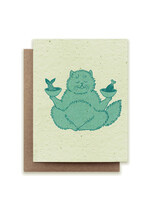 Small Victories Cat Zodiac Libra Plantable Card