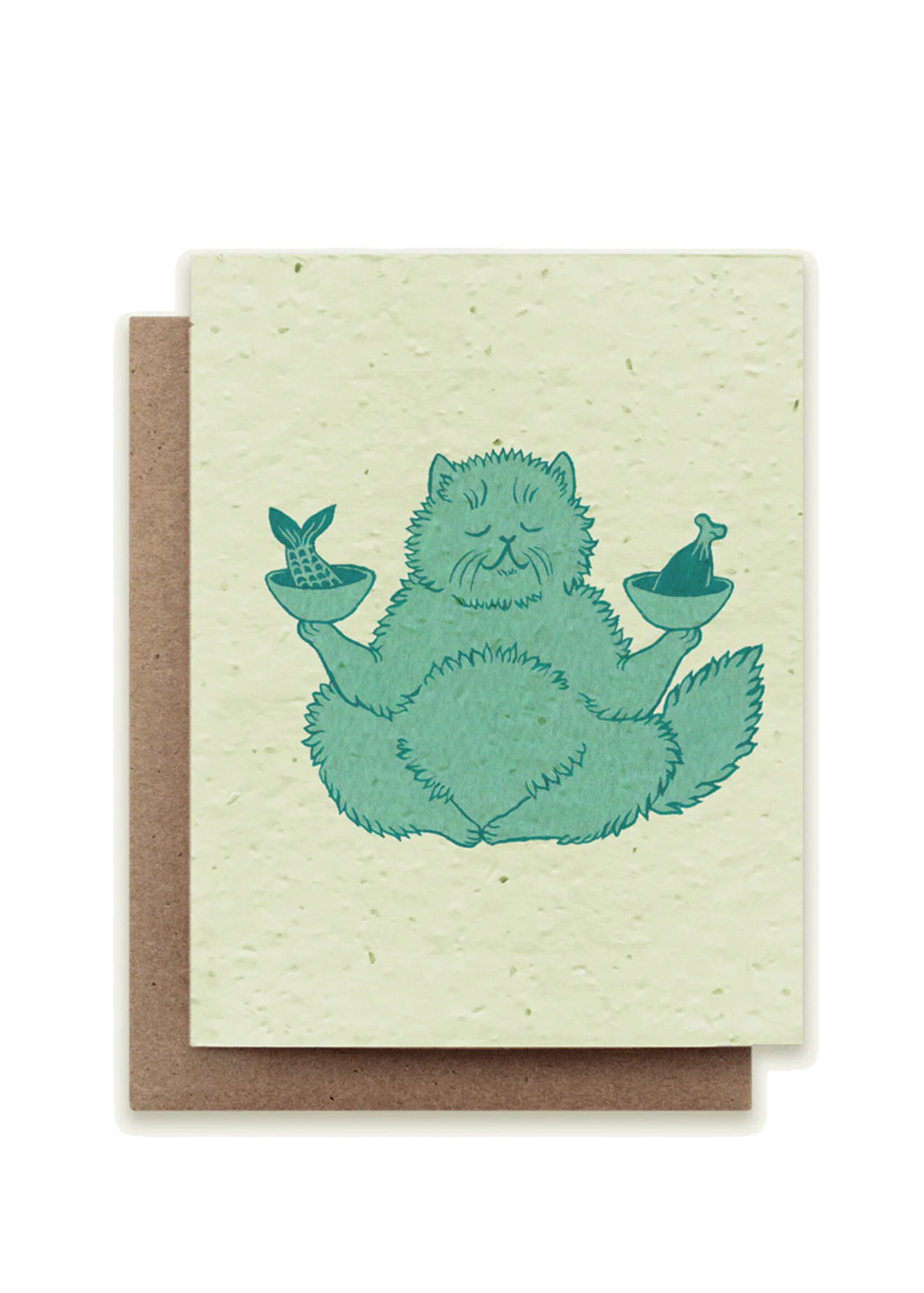 Small Victories Cat Zodiac Libra Plantable Card