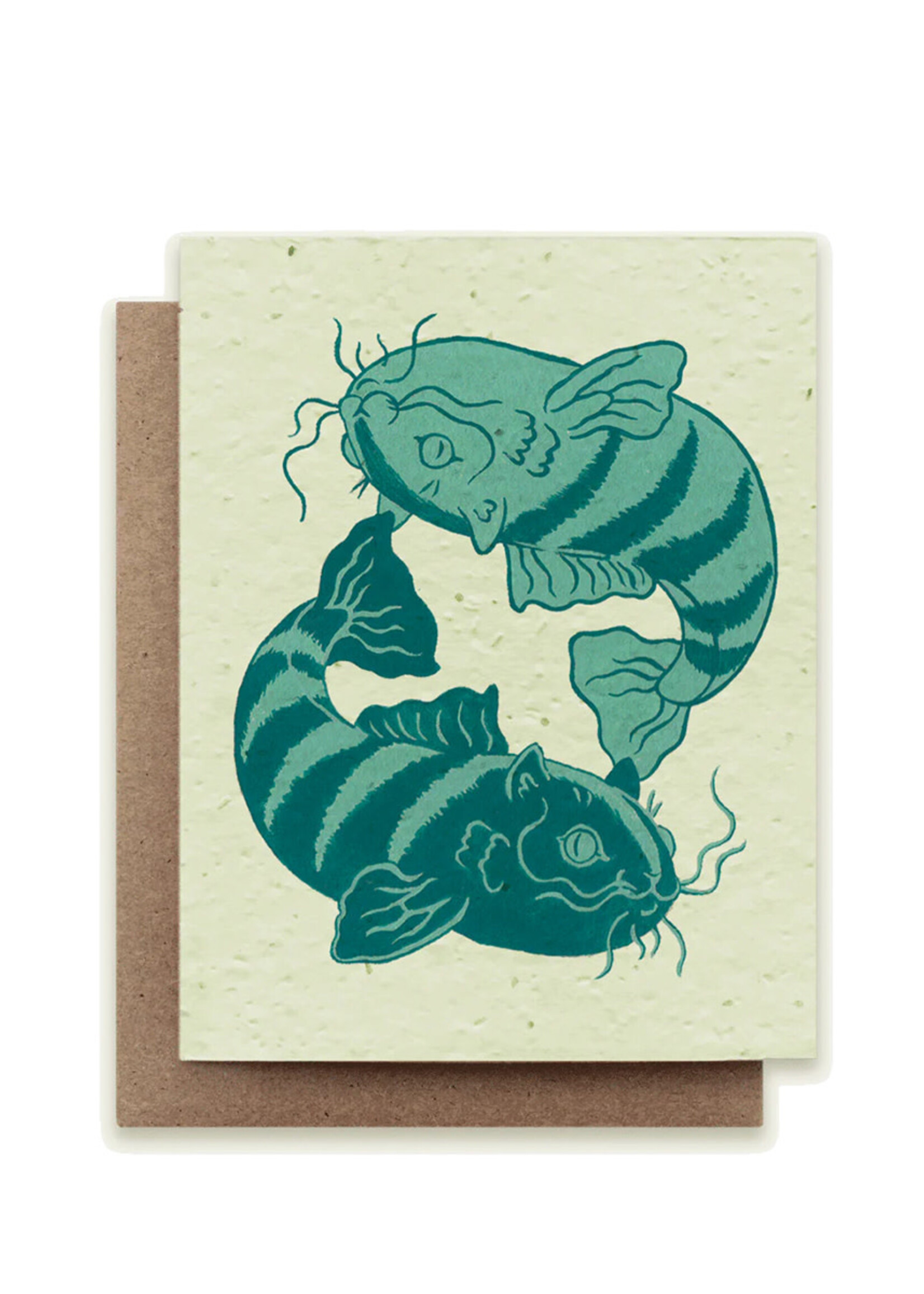 Small Victories Cat Zodiac Pisces Plantable Card