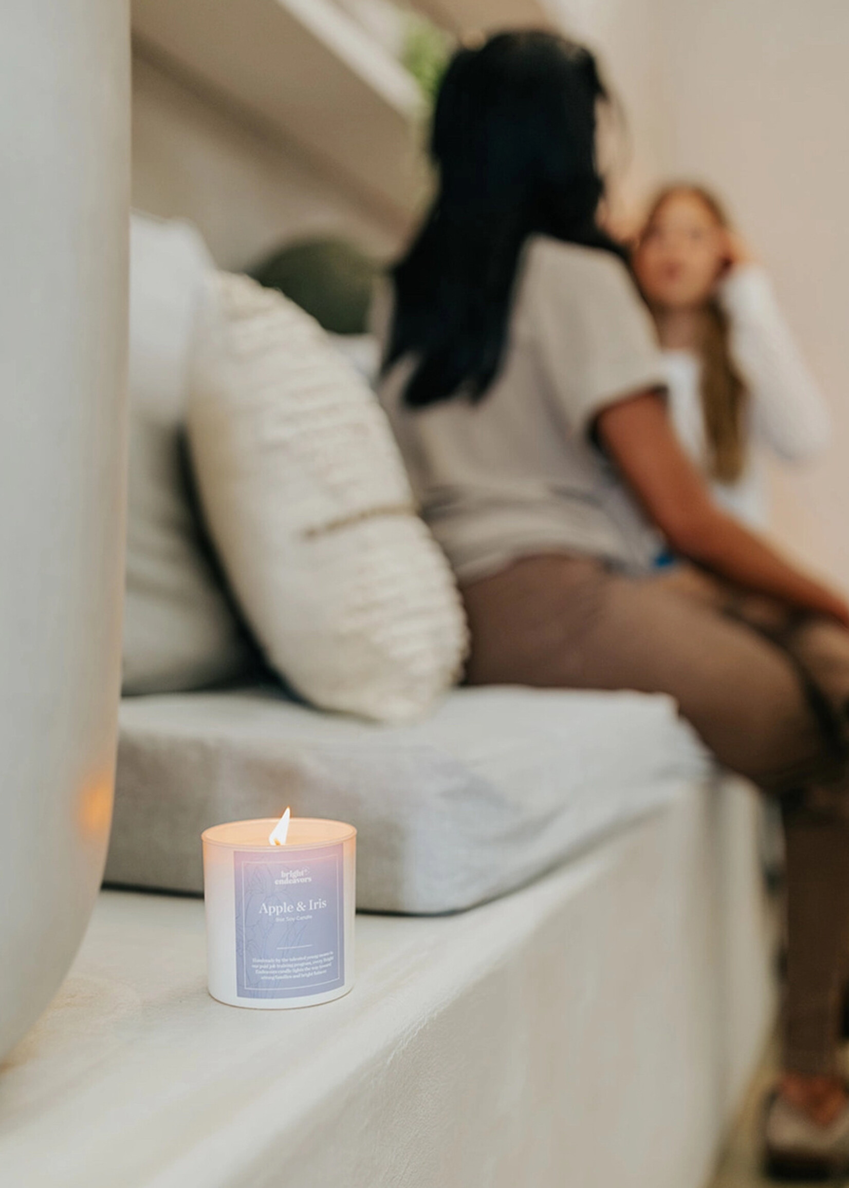 Bright Endeavors Apple & Iris Soy Candle