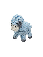 Melange Collection Crochet Toy Lamb - Blue
