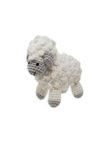 Melange Collection Crochet Toy Lamb - White