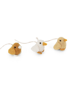 Gry and Sif Felt Chicklet Bird Ornament Set