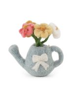 Gry and Sif Felt Watering Can Ornament - Light Blue