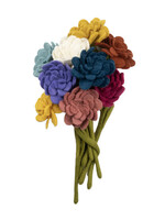 Global Goods Partners Felt Zinnia Flower
