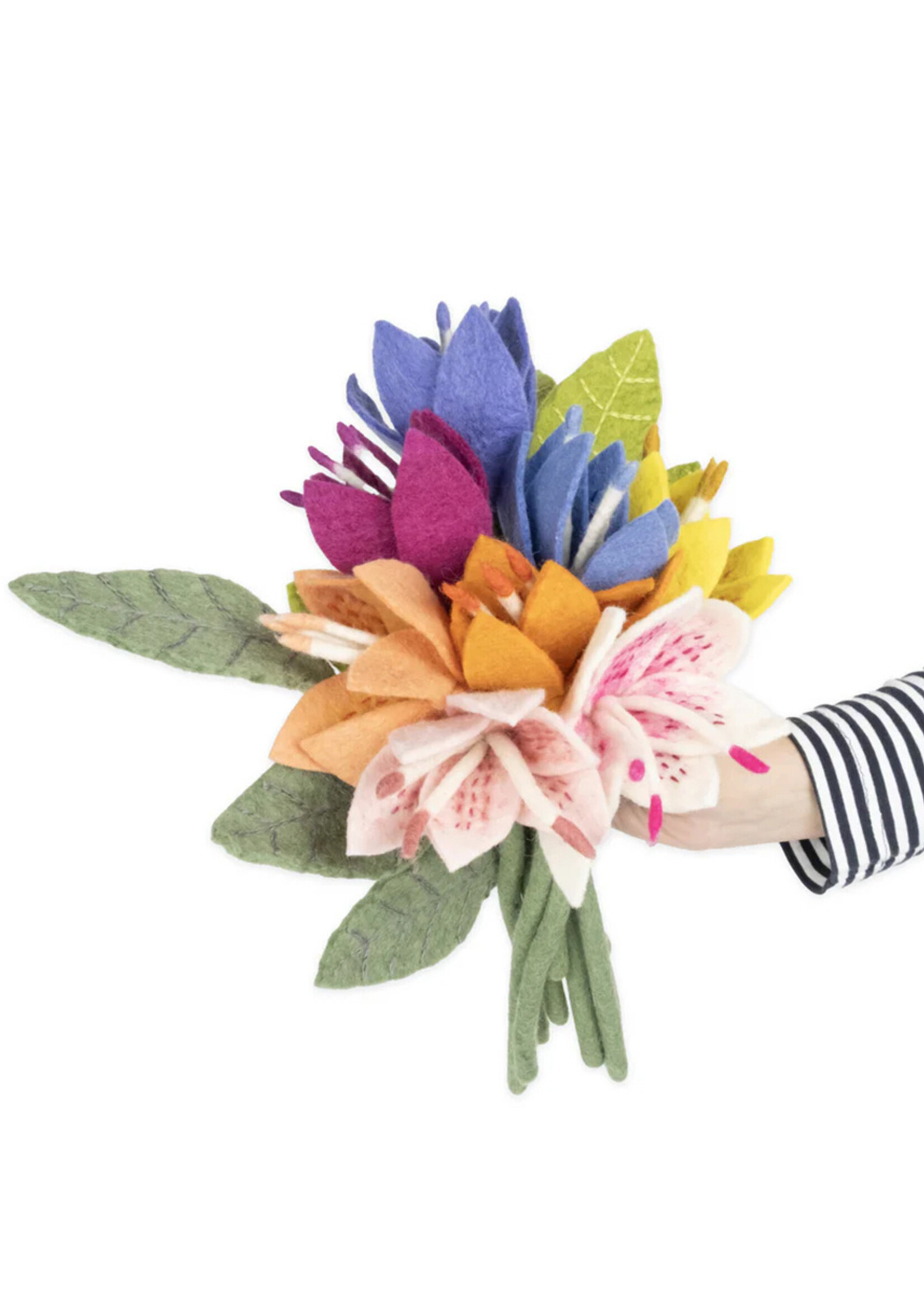 Global Goods Partners Stargazer Lily Felt Flower