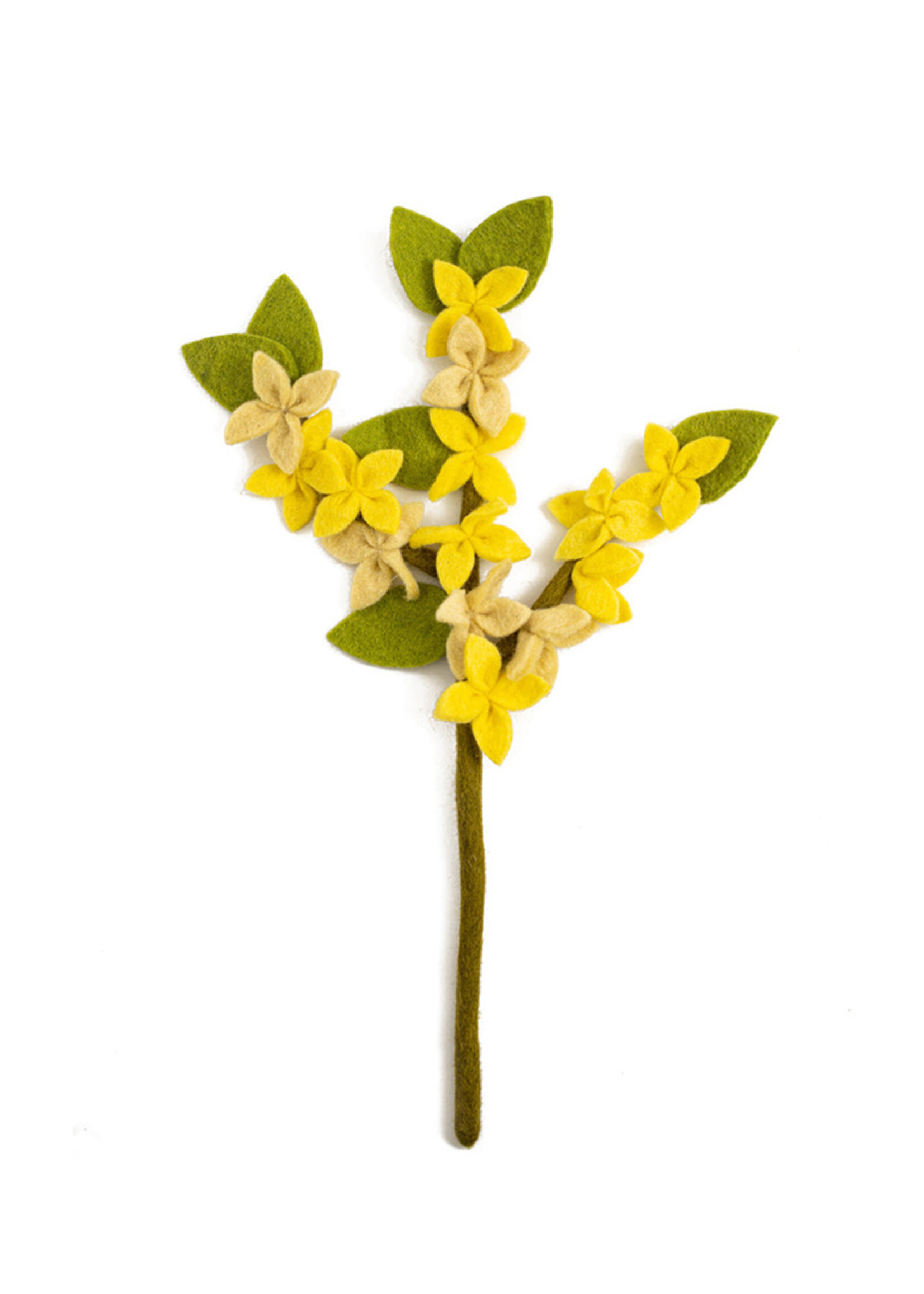 Global Goods Partners Felt Flower Forsythia