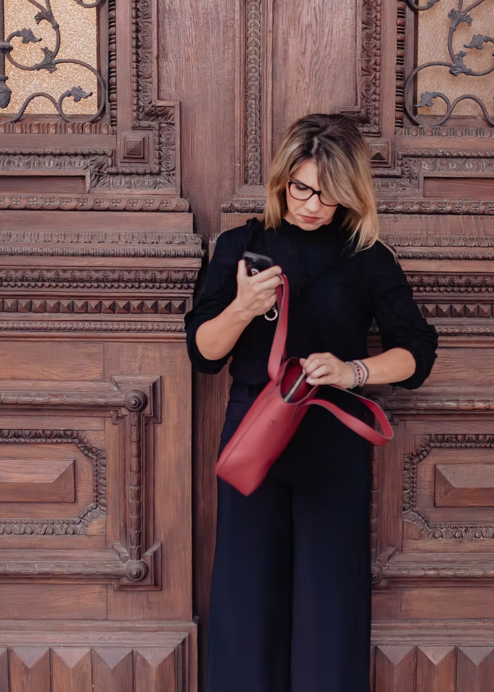 DECE Vegan Apple Leather Purse