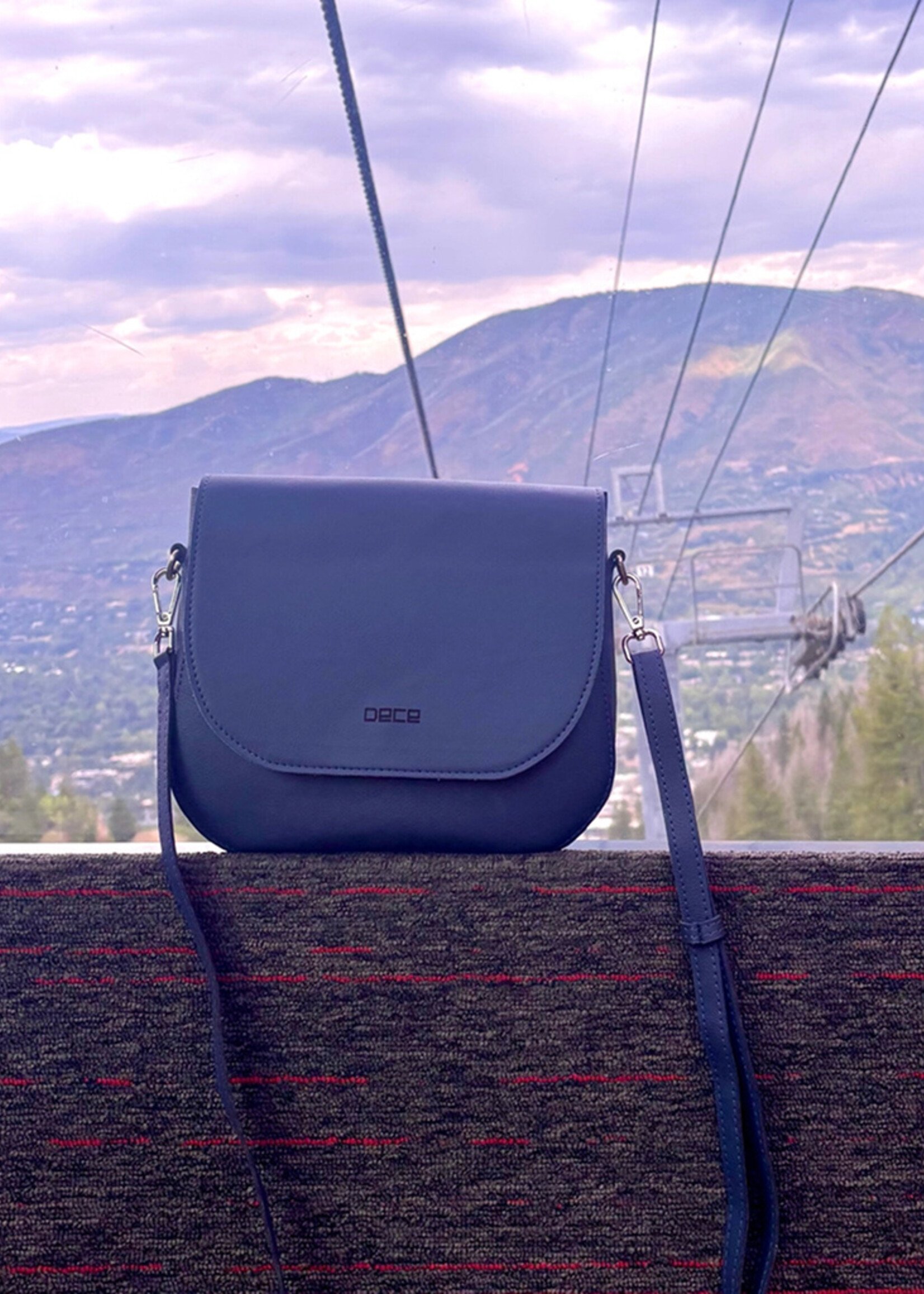 DECE Vegan Apple Leather Crossbody Bag