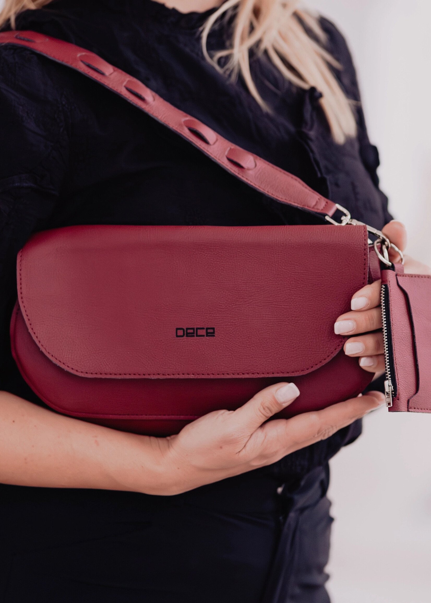 DECE Vegan Apple Leather Clutch Bag