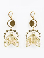 Altiplano Moon Moth Earrings