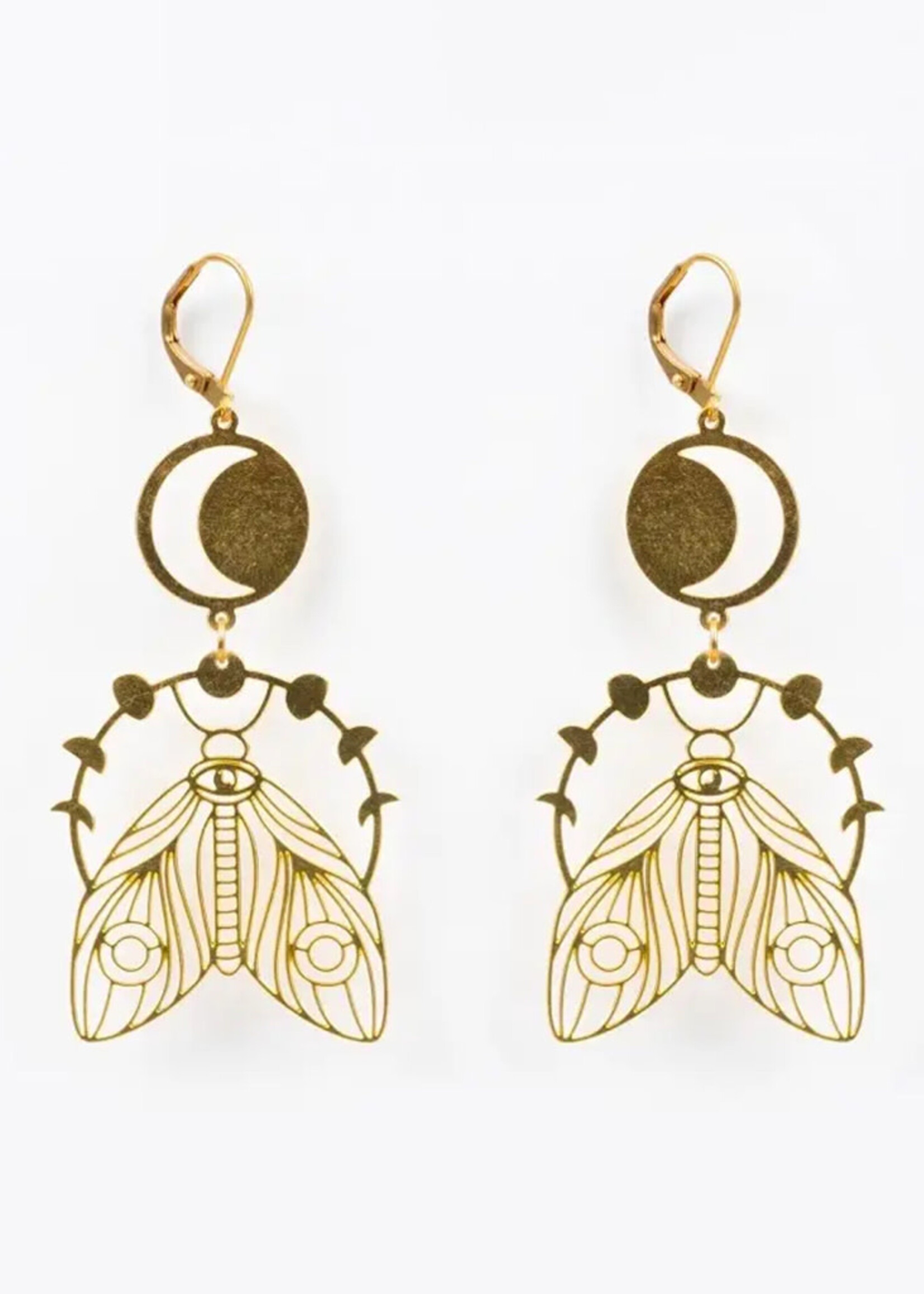 Altiplano Moon Moth Earrings