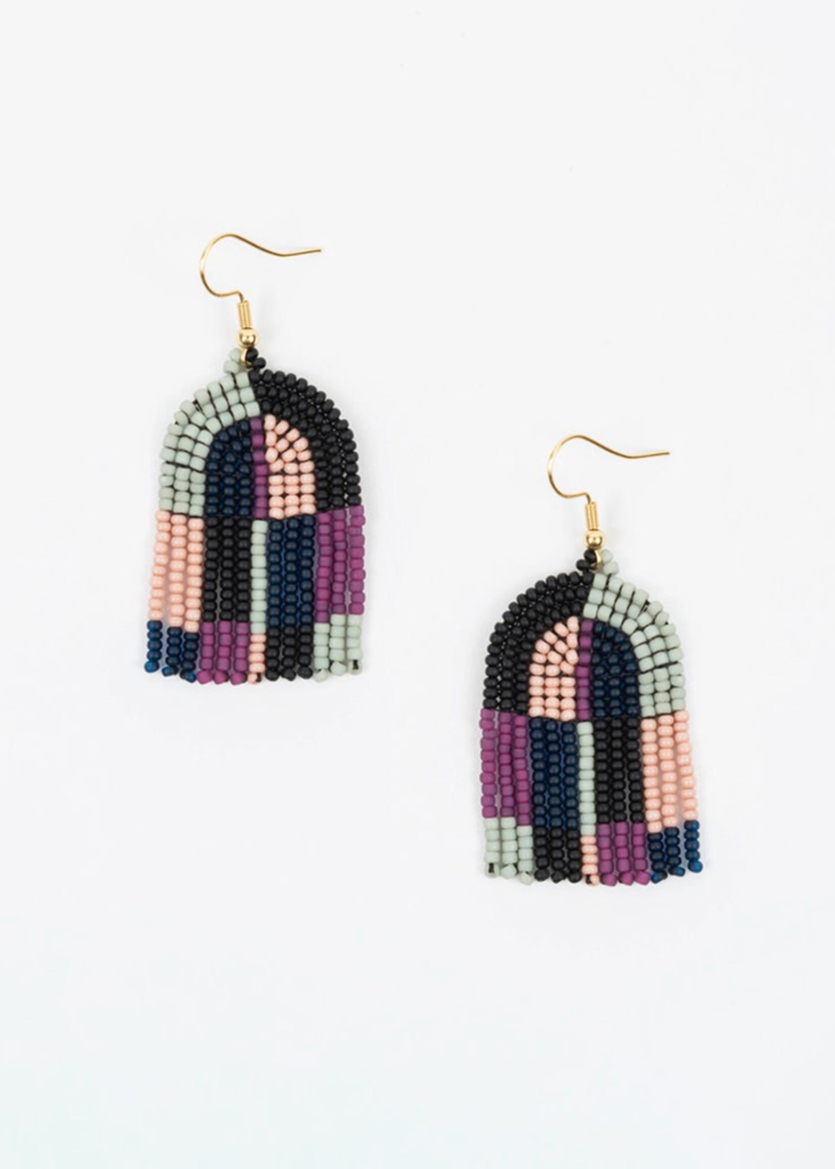 Altiplano Patchwork Arco Beaded Earrings