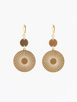 Altiplano Sunburst Circle Earrings