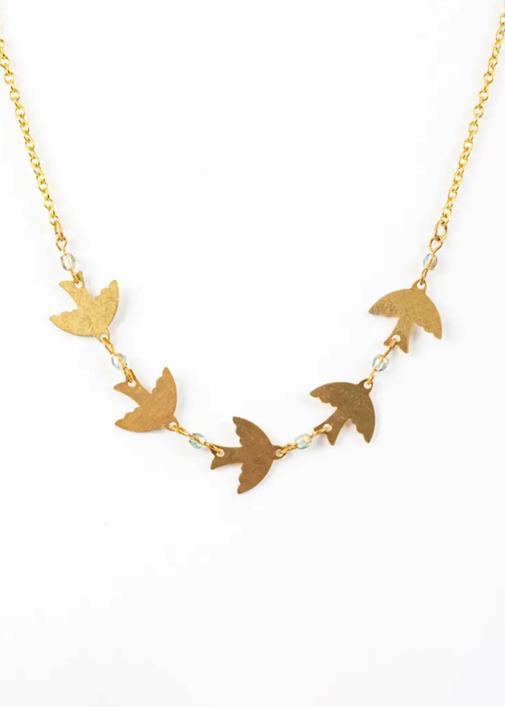 Altiplano Flock of Birds Necklace