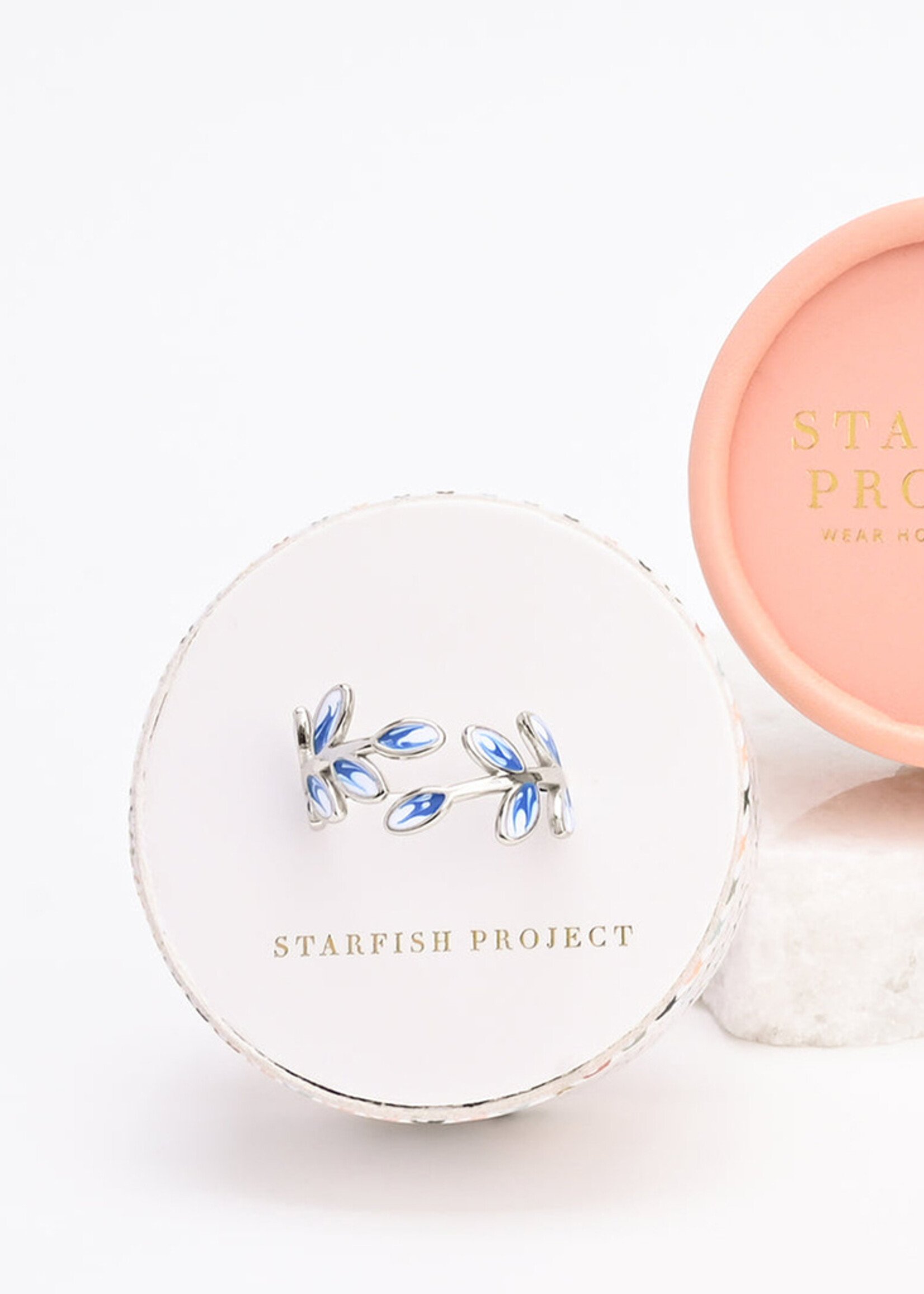 Starfish Project Hope Grows Ring - Silver & Blue
