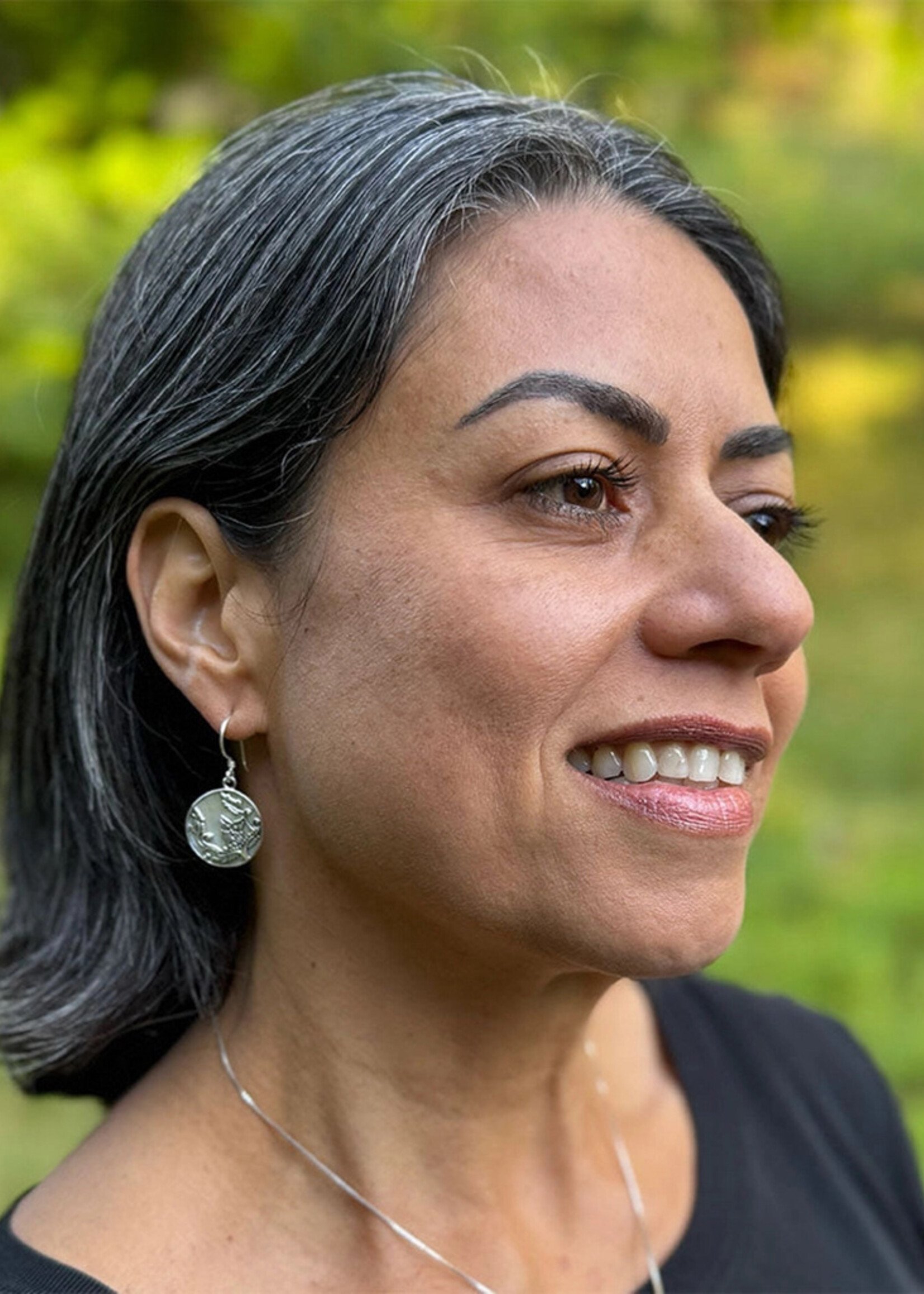 Women's Peace Collection Wise Owl Mother of Pearl Earrings