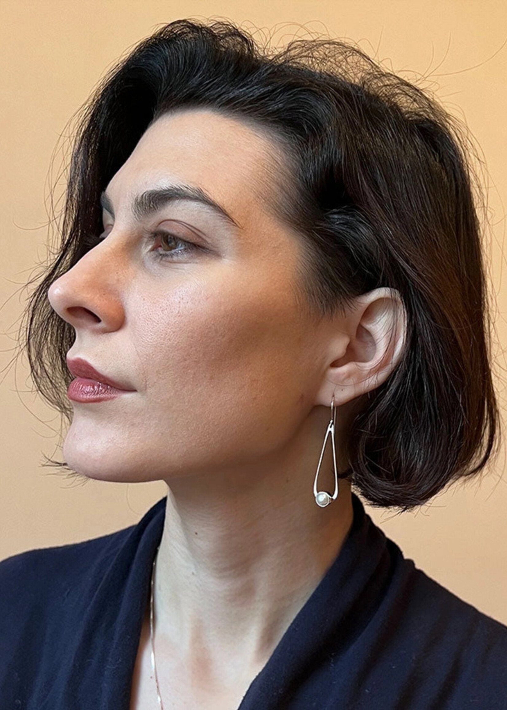 Women's Peace Collection Timeless Teardrop Pearl Earrings