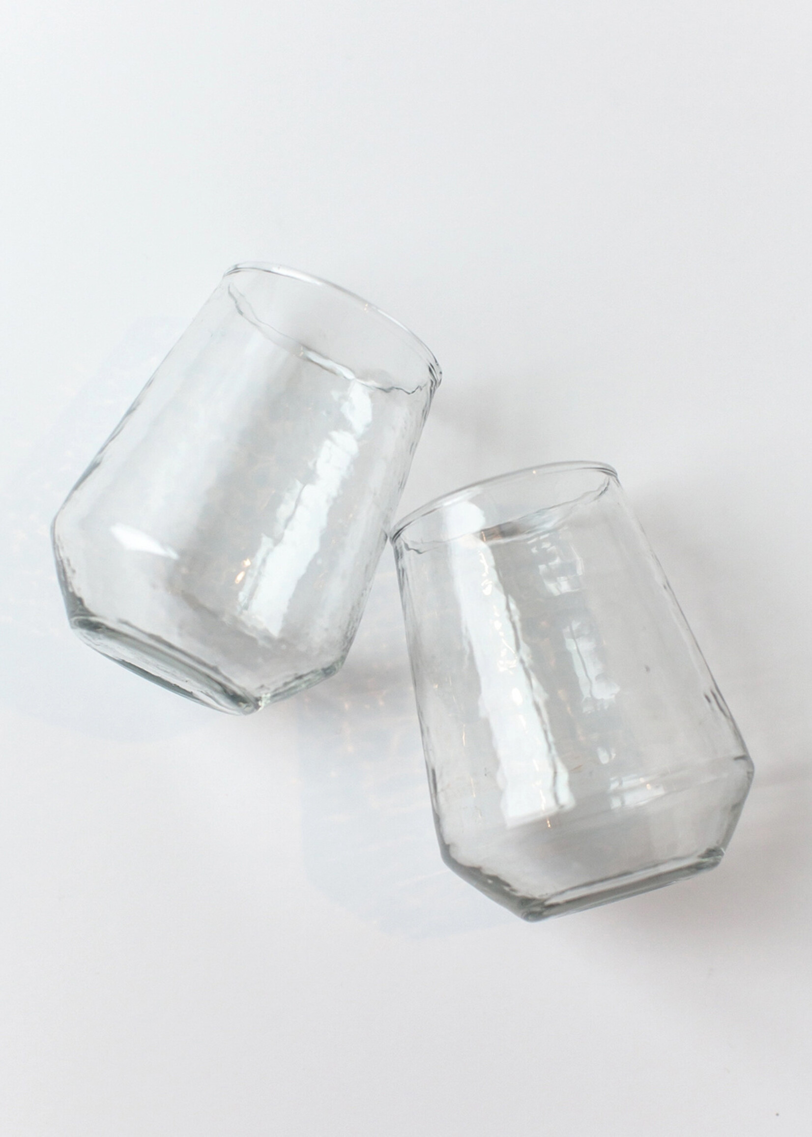 Creative Women Hammered Glass Tumbler