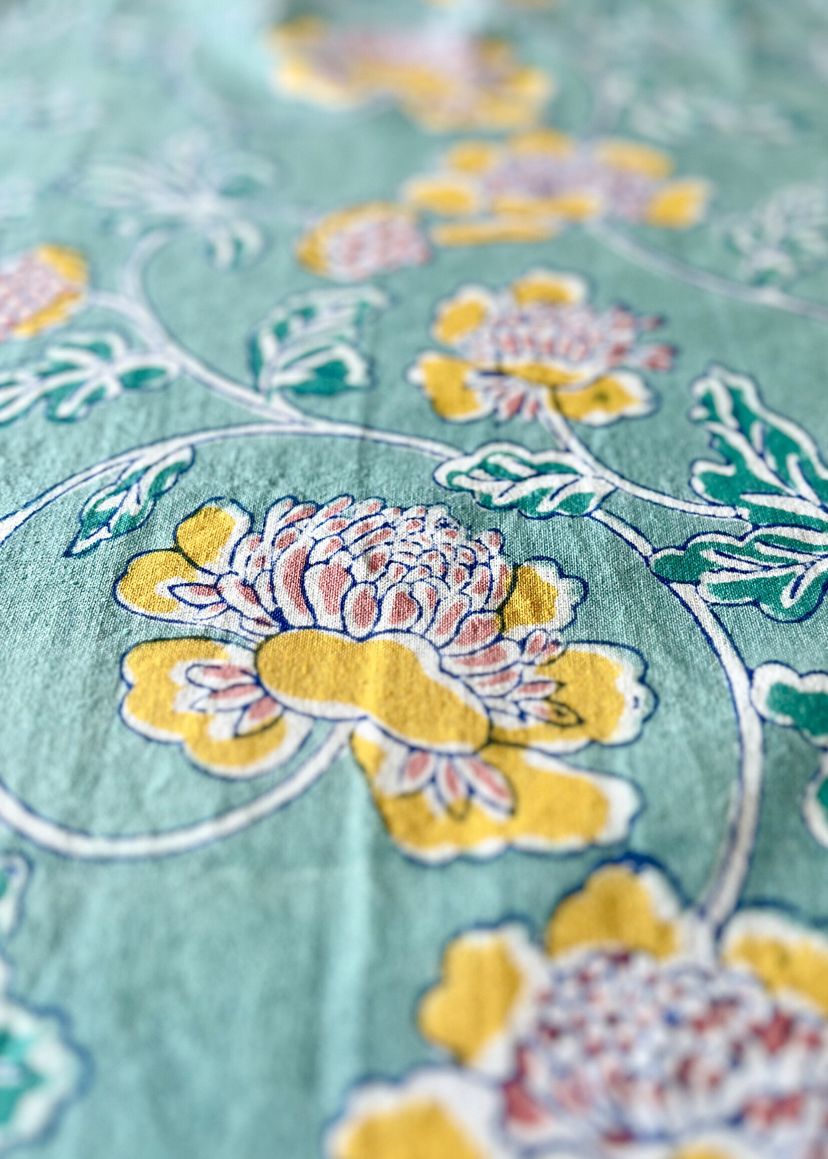 Natural Habitat Aqua Cornflower Tablecloth