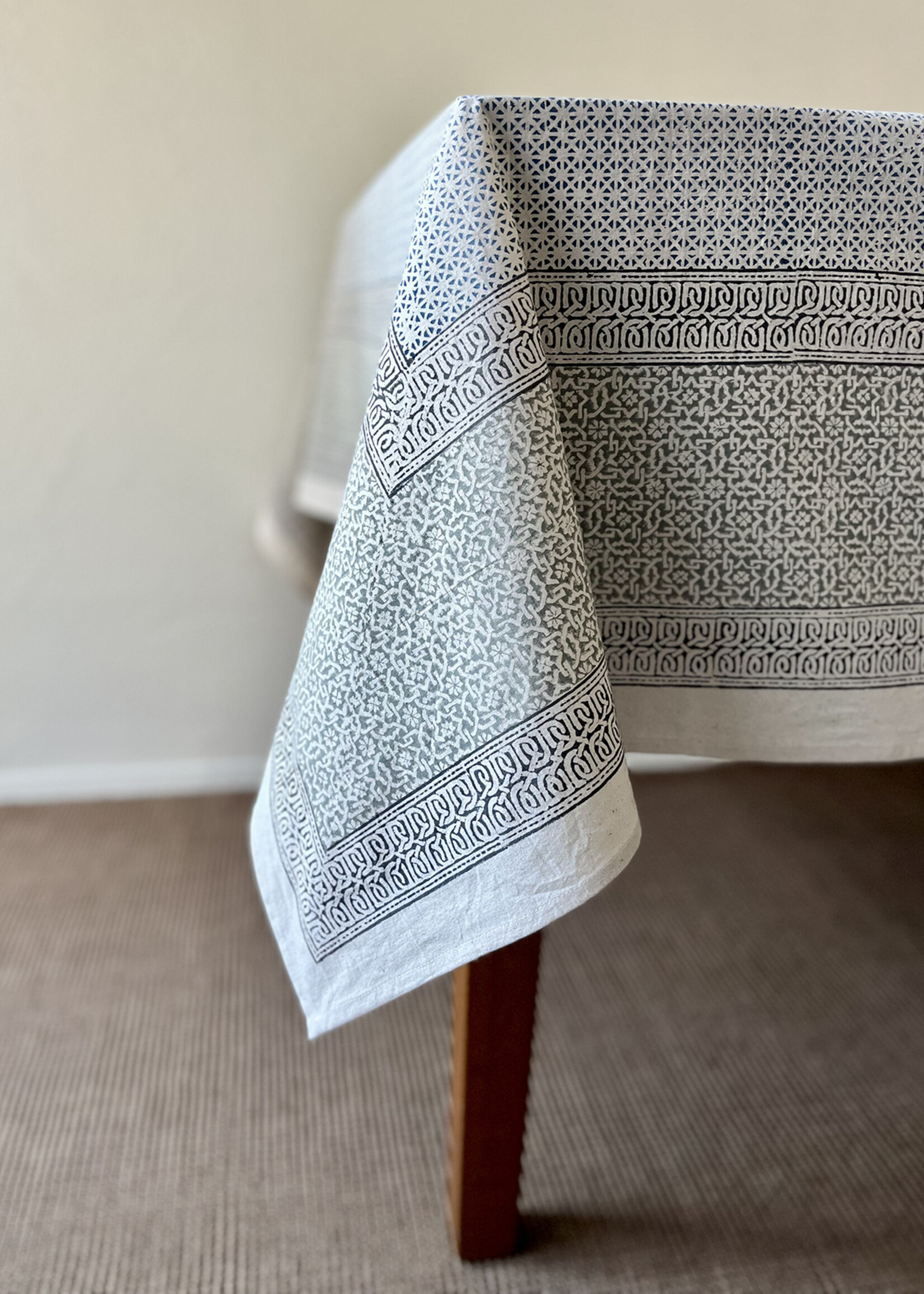 Sustainable Threads Opal Garden Tablecloth
