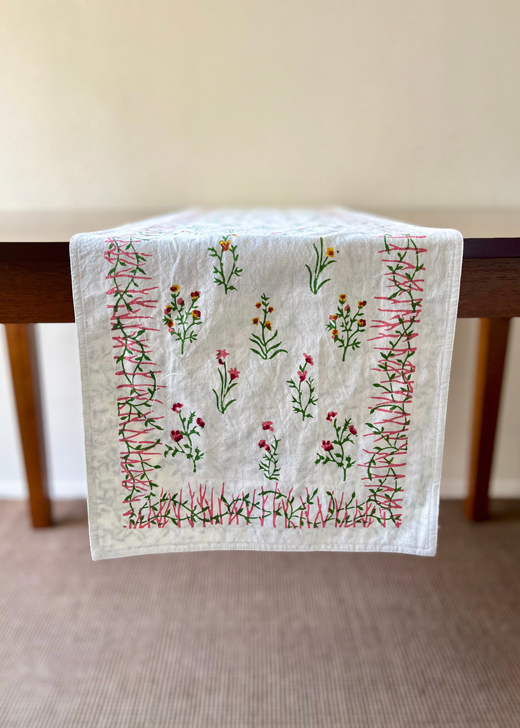 Natural Habitat 13" x 60" Botanical Table Runner