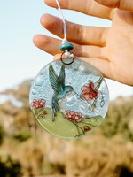 Pampeana Glass Hummingbird Ornament