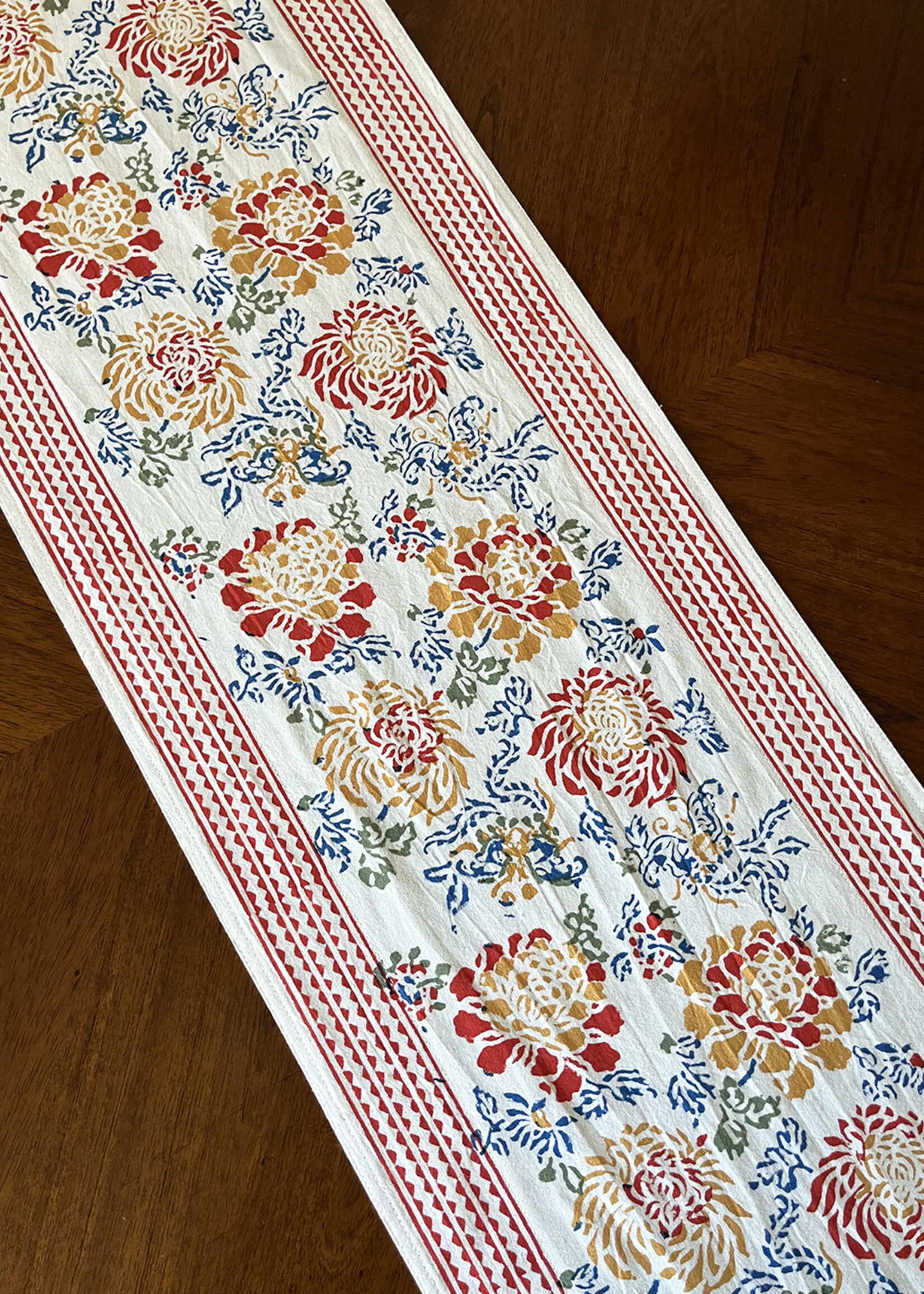 Natural Habitat 13" x 60" Canton Flower Table Runner