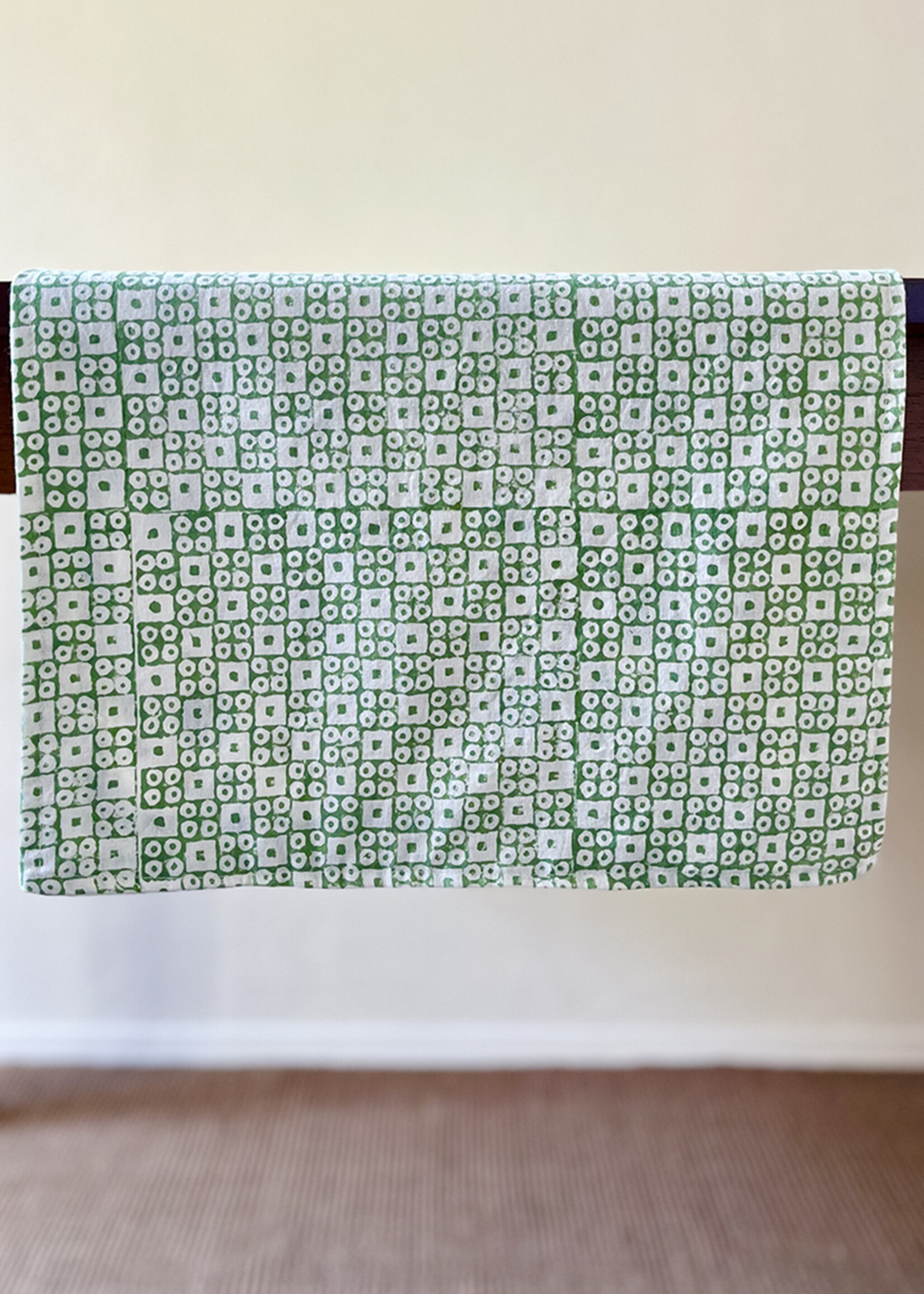 Natural Habitat 13" x 60" Country Garden Green Table Runner