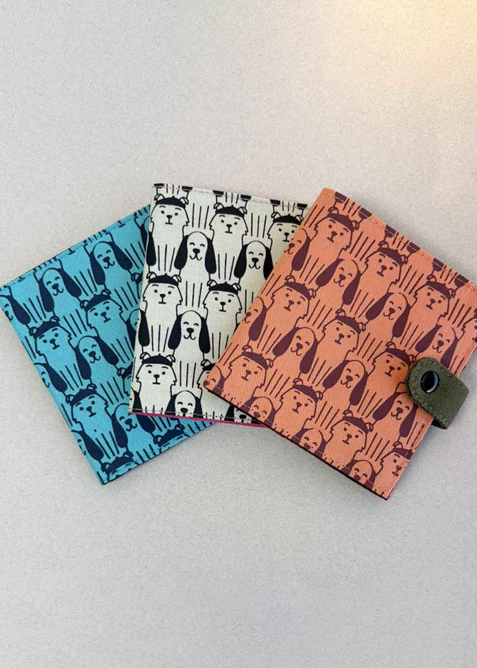 Malia Designs Dog Print Square Wallet