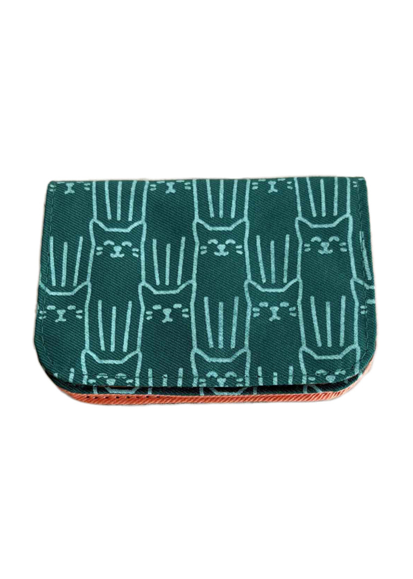 Malia Designs Cat Cotton Canvas Cardholder