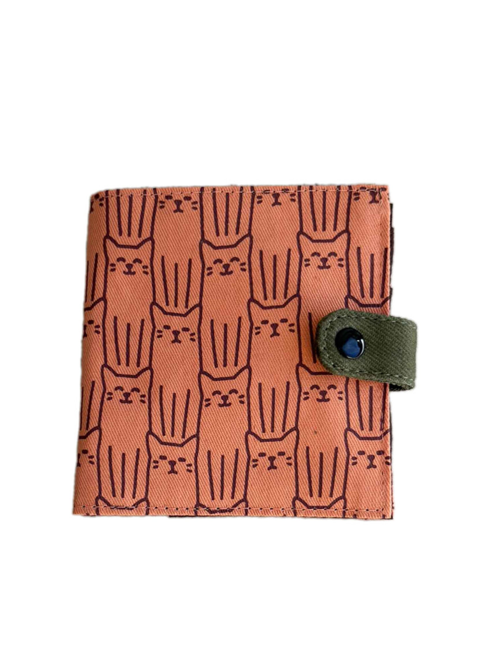 Malia Designs Cat Print Square Wallet