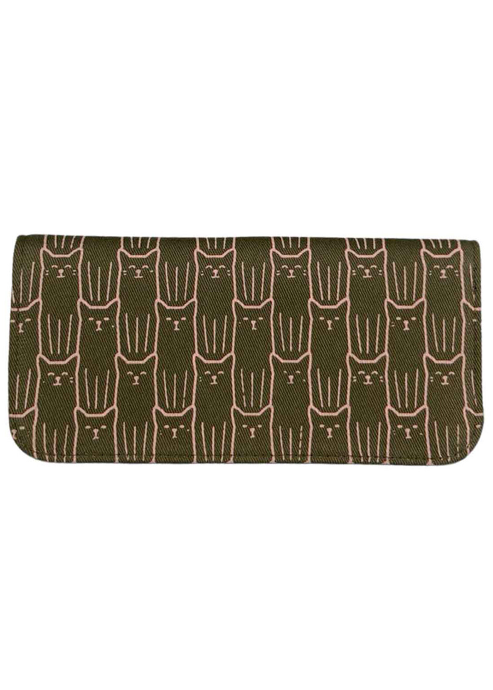 Malia Designs Cat Print Long Wallet