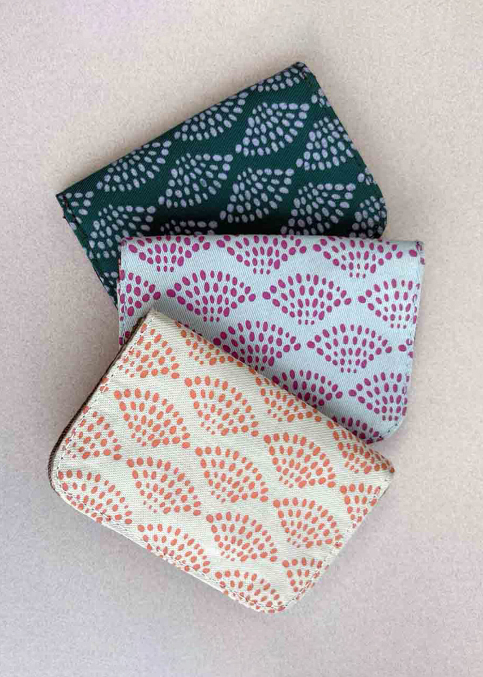 Malia Designs Fan Geo Print Card Holder Wallet