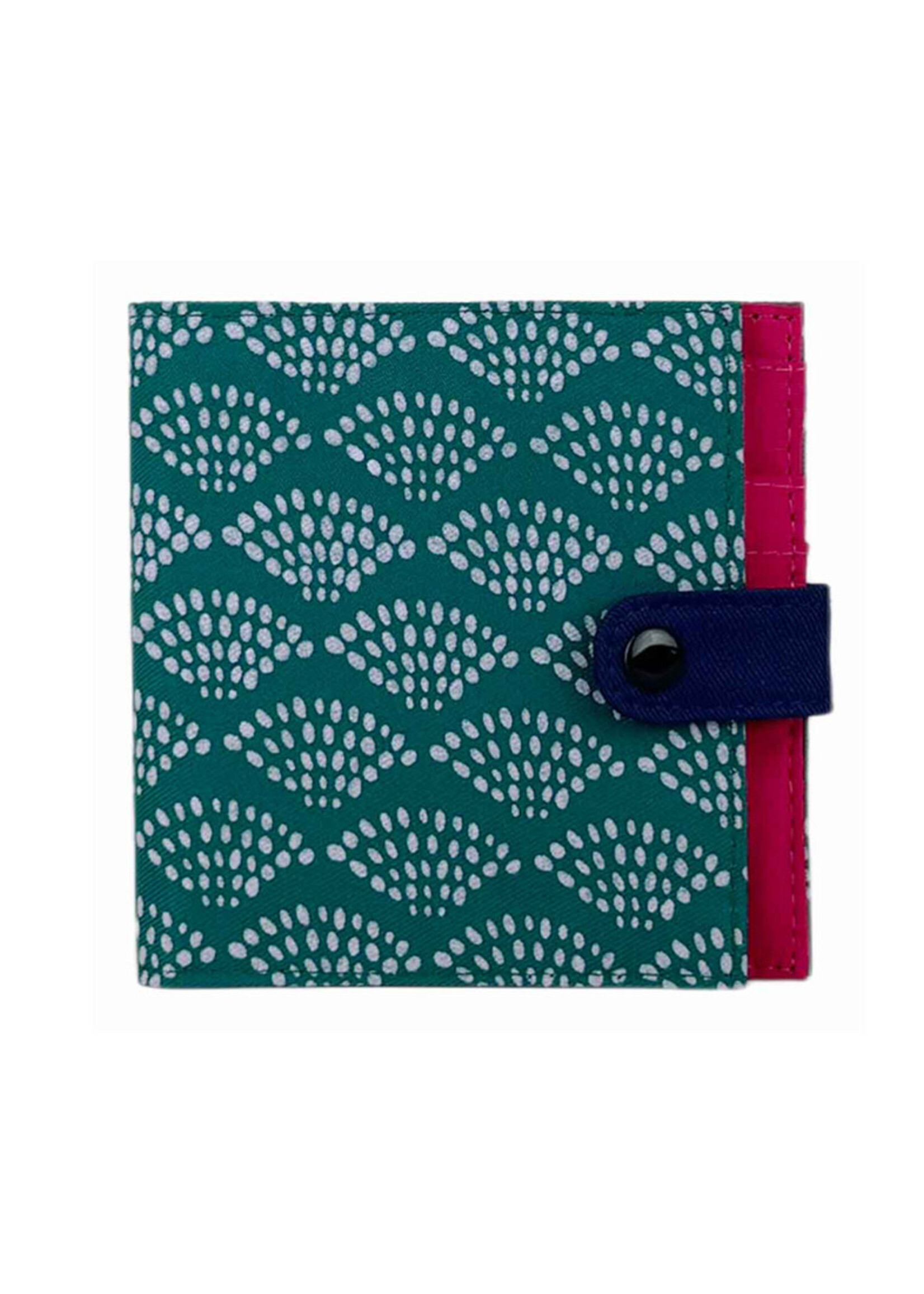 Malia Designs Geo Fan Print Square Wallet