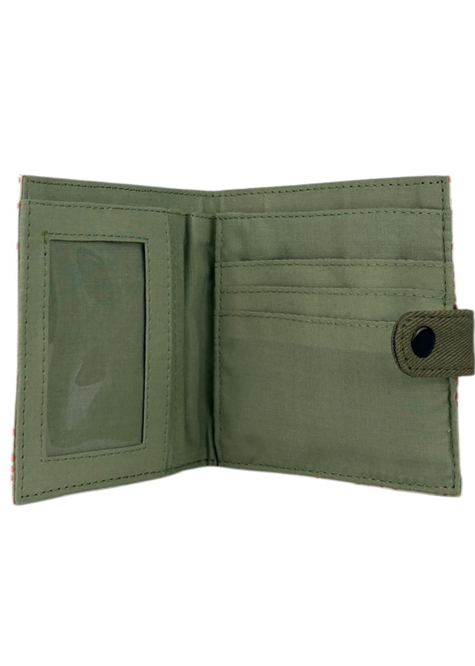 Malia Designs Geo Fan Print Square Wallet