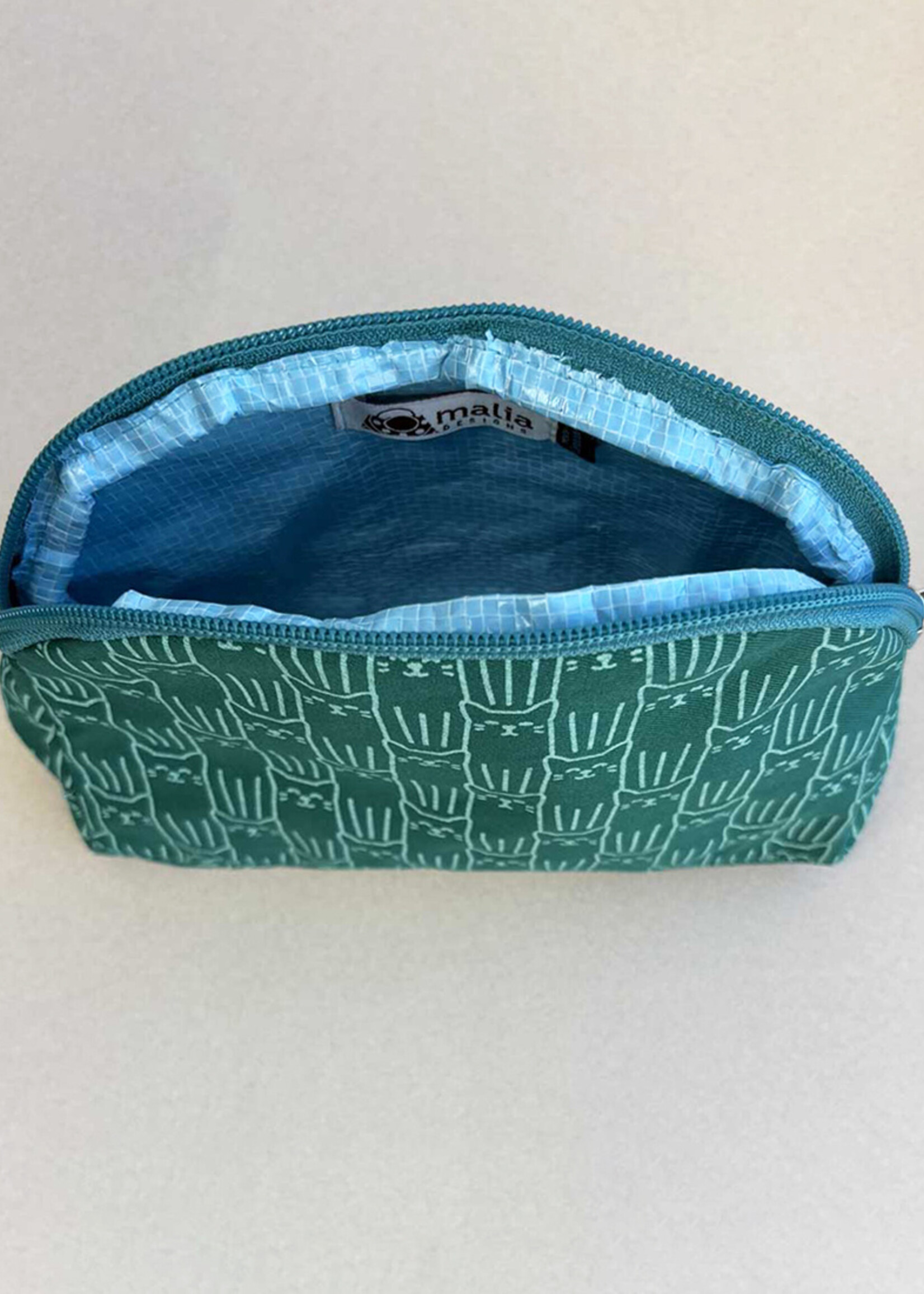 Malia Designs Cat Print Cosmetic Case