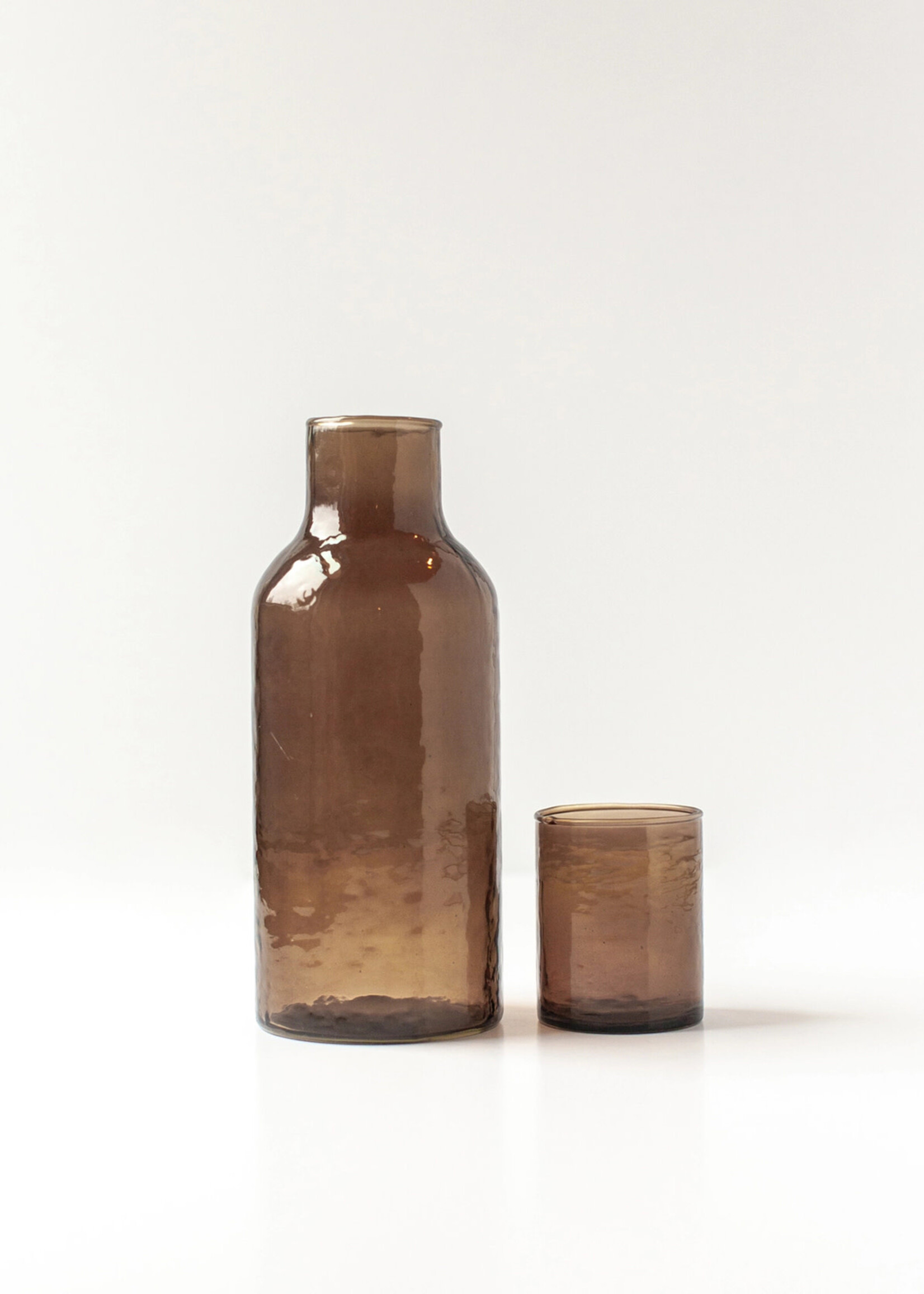 Creative Women Handblown Hammered Glass Carafe