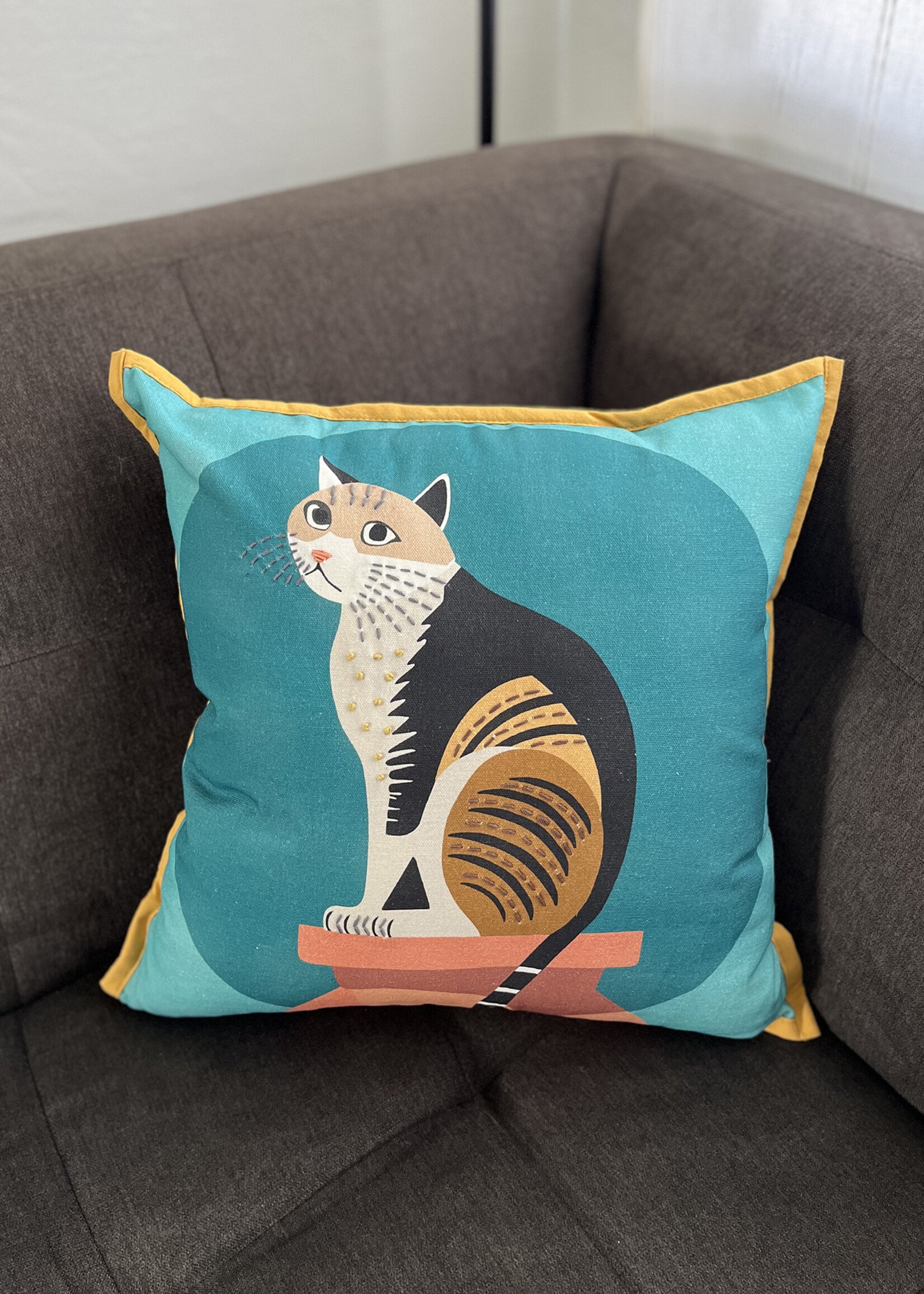 Natural Habitat 16" Potty Matilda Cat Pillow