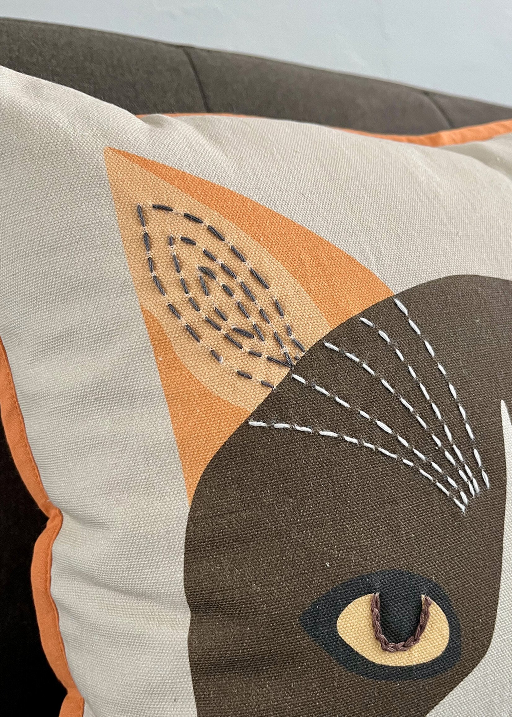 Natural Habitat 16" Matilda Cat Face Pillow