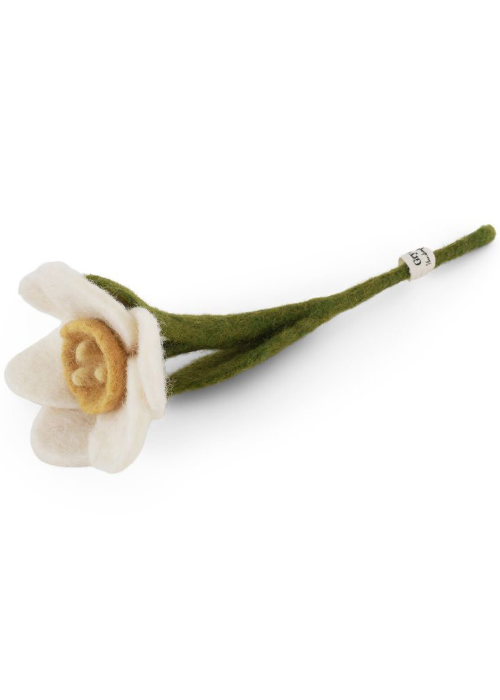 Gry and Sif Small Daffodil Felt Flower