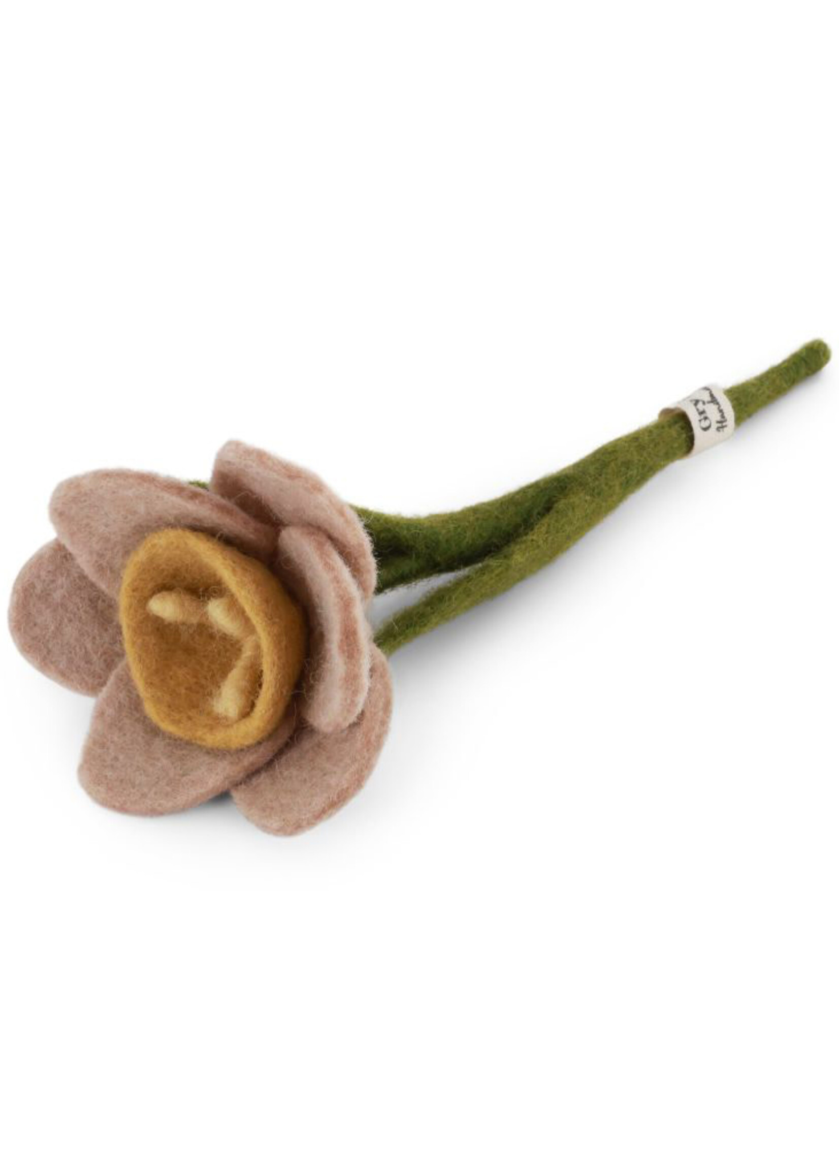 Gry and Sif Small Daffodil Felt Flower