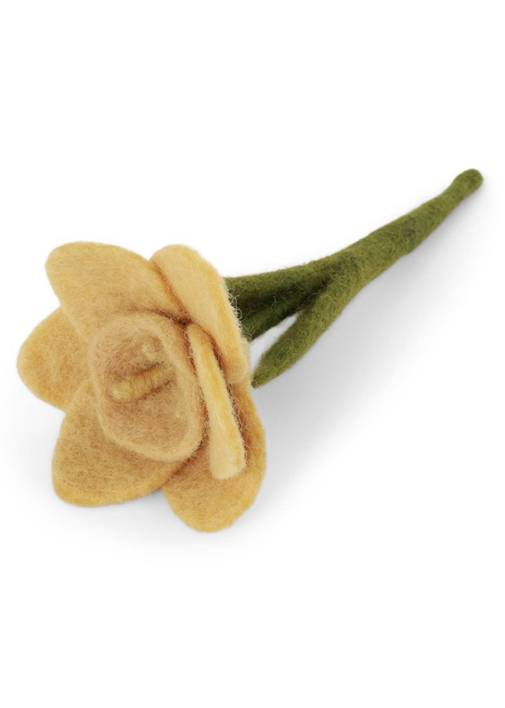 Gry and Sif Small Daffodil Felt Flower