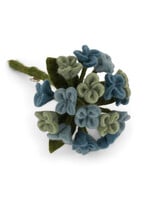 Gry and Sif Small Hydrangea Felt Flower