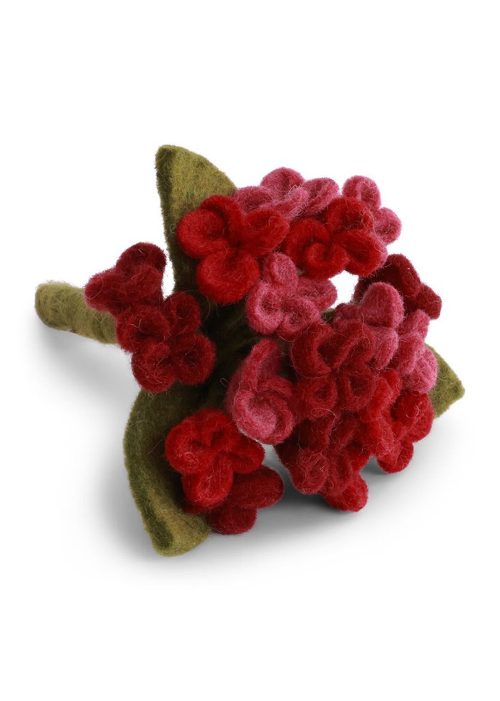Gry and Sif Small Hydrangea Felt Flower